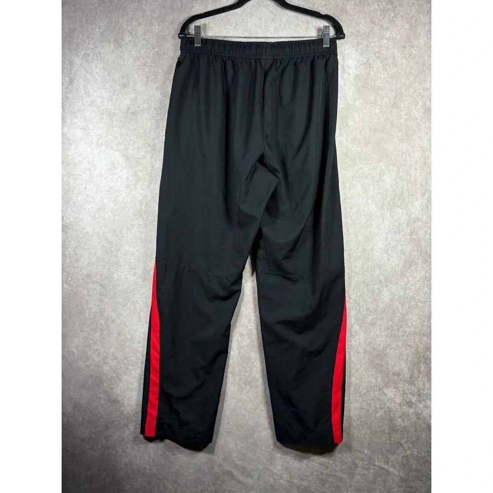 Nike Training Track Pants Mens Size XL Black Dri Fit Drawstring Active Gym